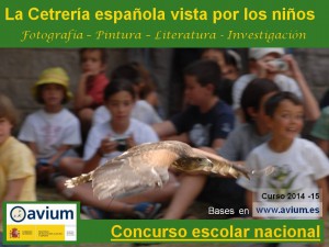 Cartel Concurso Nacional Escolar Cetrería