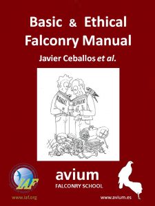 Basic & Ethical Falconry Manual